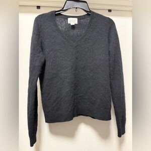 Caslon 100% Cashmere black sweater size small